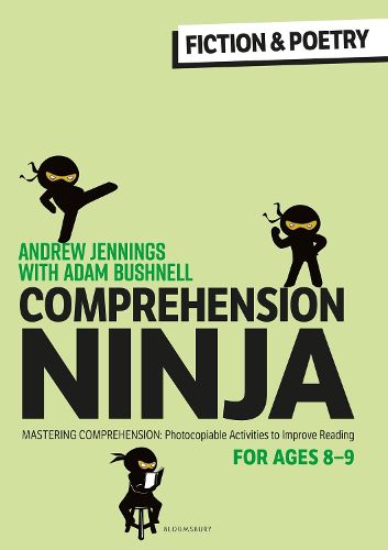 Cover image for Comprehension Ninja for Ages 8-9: Fiction & Poetry: Comprehension worksheets for Year 4