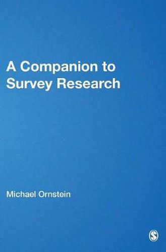 Cover image for A Companion to Survey Research