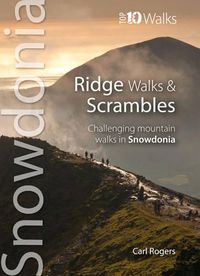 Cover image for Ridge Walks & Scrambles: Challenging Mountain Walks in Snowdonia