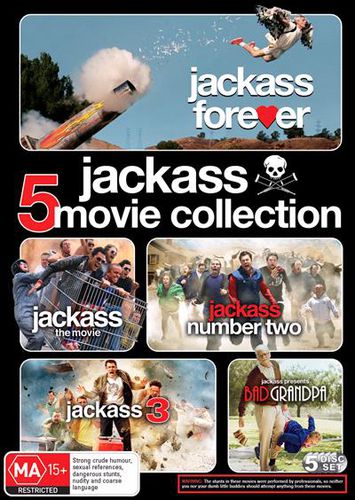 Jackass - Movie, The / Jackass Number Two - Movie, The / Jackass 3D / Jackass Presents - Bad Grandpa / Jackass Forever | 5 Movie Collection