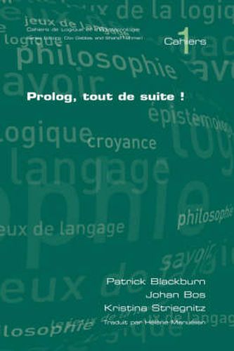 Cover image for Prolog, Tout De Suite!