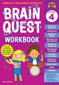 Cover image for Brain Quest Workbook: 4th Grade (Revised Edition)