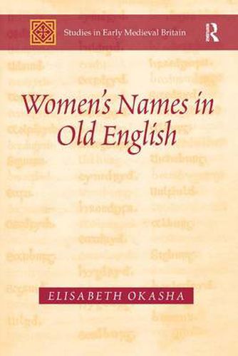 Cover image for Women's Names in Old English