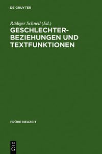 Cover image for Geschlechterbeziehungen und Textfunktionen