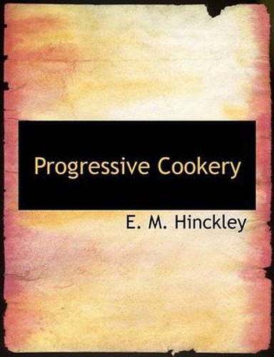 Cover image for Progressive Cookery