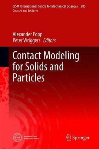 Cover image for Contact Modeling for Solids and Particles