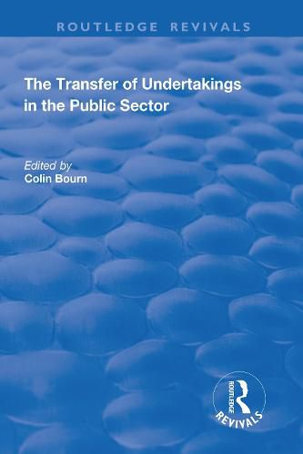 Cover image for The Transfer of Undertakings in the Public Sector