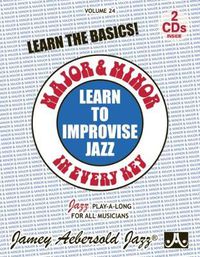 Cover image for Aebersold Vol. 24 Major and Minor: Jazz Play-Along Vol. 24