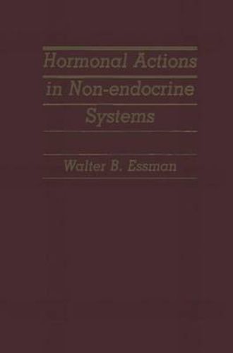 Cover image for Hormonal Actions in Non-endocrine Systems