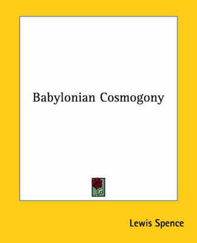 Cover image for Babylonian Cosmogony