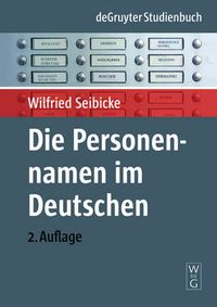 Cover image for Die Personennamen im Deutschen