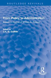 Cover image for From Policy to Administration