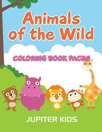 Cover image for Animals of the Wild: Coloring Book Packs