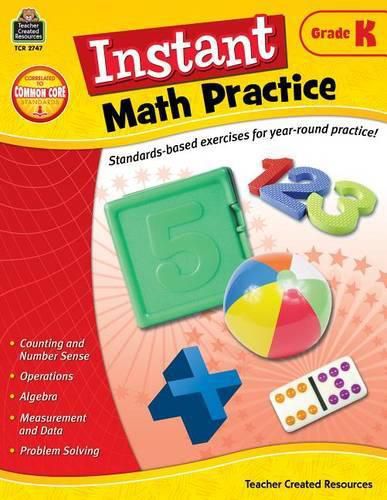 Cover image for Instant Math Practice Grade K