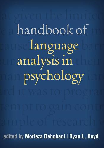 Cover image for Handbook of Language Analysis in Psychology