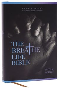 Cover image for The Breathe Life Holy Bible: Faith in Action (NKJV, Hardcover, Red Letter, Comfort Print)