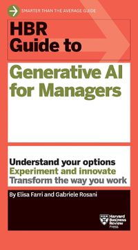 Cover image for HBR Guide to Generative AI for Managers