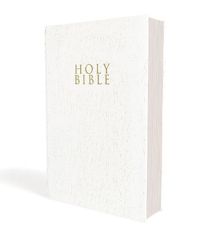 Cover image for NIV, Gift and Award Bible, Leather-Look, White, Red Letter, Comfort Print