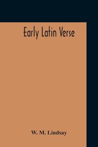 Cover image for Early Latin Verse