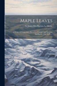 Cover image for Maple Leaves