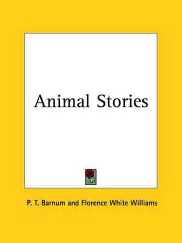 Cover image for Animal Stories (1926)