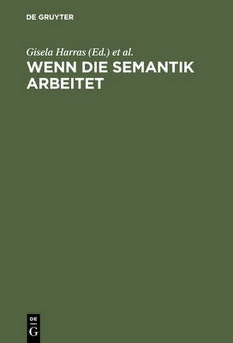 Cover image for Wenn die Semantik arbeitet