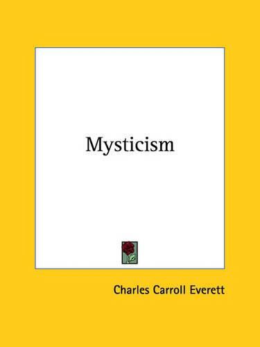 Cover image for Mysticism