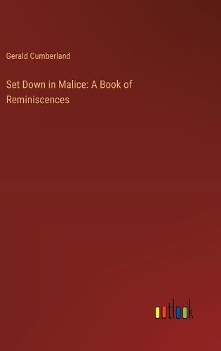 Cover image for Set Down in Malice