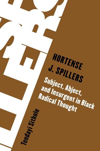 Cover image for Hortense J. Spillers