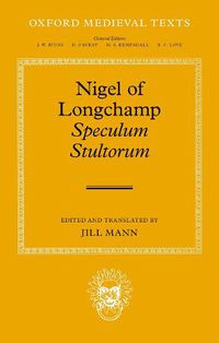 Cover image for Nigel of Longchamp, Speculum Stultorum