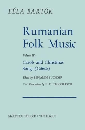 Cover image for Rumanian Folk Music: Carols and Christmas Songs (Colinde)