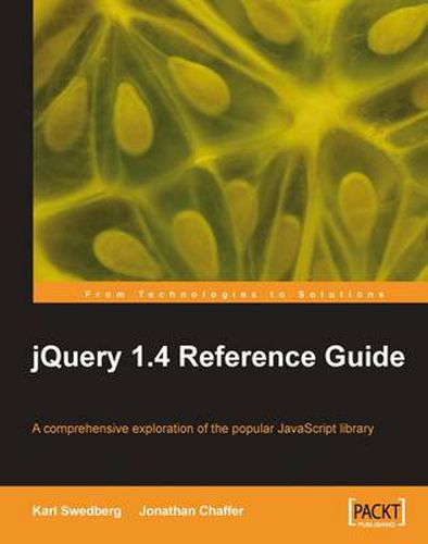 Cover image for jQuery 1.4 Reference Guide