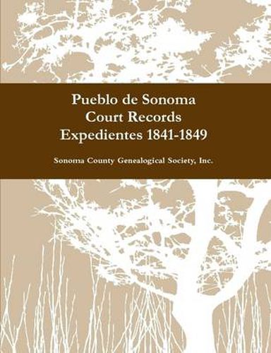 Cover image for Pueblo de Sonoma Court Records Expedientes 1841-1849