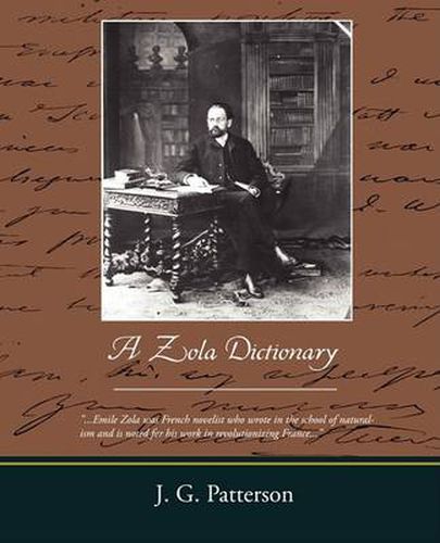 Cover image for A Zola Dictionary