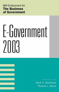 Cover image for E-Government 2003