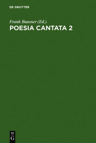 Cover image for Poesia cantata 2