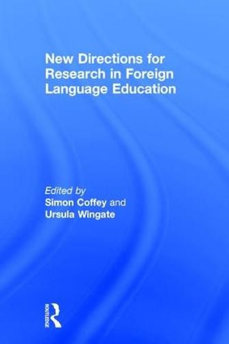 Cover image for New Directions for Research in Foreign Language Education