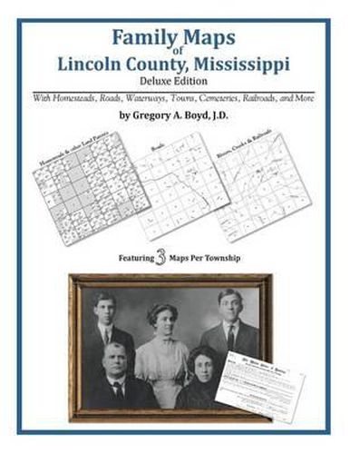Cover image for Family Maps of Lincoln County, Mississippi