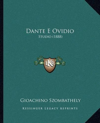 Cover image for Dante E Ovidio: Studio (1888)