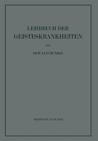 Cover image for Lehrbuch der Geisteskrankheiten