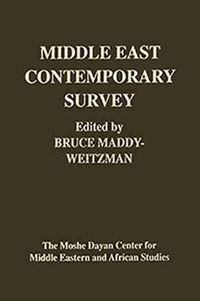 Cover image for Middle East Contemporary Survey Vol XXIV