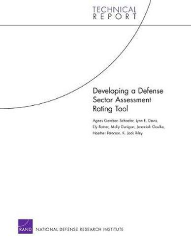 Developing a Defense Sector Assessment Rating Tool