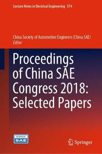 Cover image for Proceedings of China SAE Congress 2018: Selected Papers