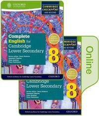Cover image for Complete English for Cambridge Lower Secondary Print and Online Student Book 8 (First Edition)