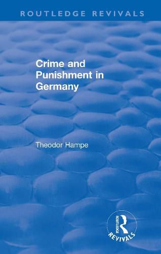 Cover image for Crime and Punishment in Germany