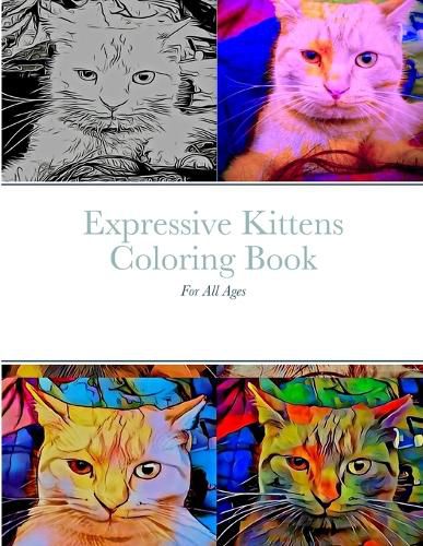 Cover image for Expressive Kittens Coloring Book