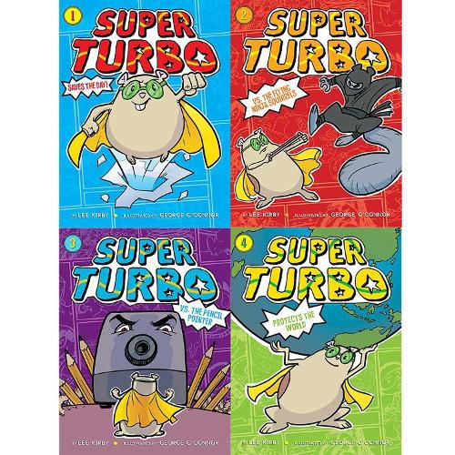 The Super Turbo Collection: Super Turbo Saves the Day!; Super Turbo vs. the Flying Ninja Squirrels; Super Turbo vs. the Pencil Pointer; Super Turbo Protects the World