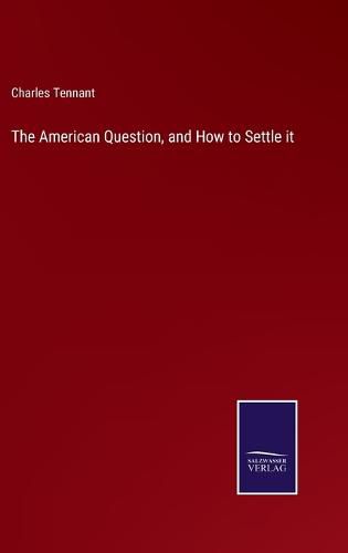 Cover image for The American Question, and How to Settle it