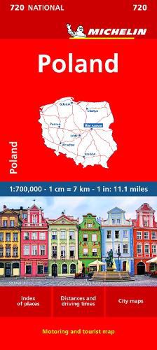 Cover image for Michelin Poland Map 720