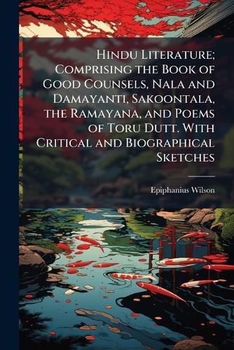 Cover image for Hindu Literature; Comprising the Book of Good Counsels, Nala and Damayanti, Sakoontala, the Ramayana, and Poems of Toru Dutt. with Critical and Biographical Sketches